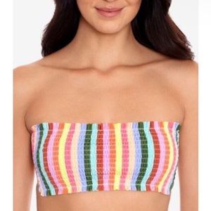 NWT Salt + Cove Cabana Bandeau Bikini Top